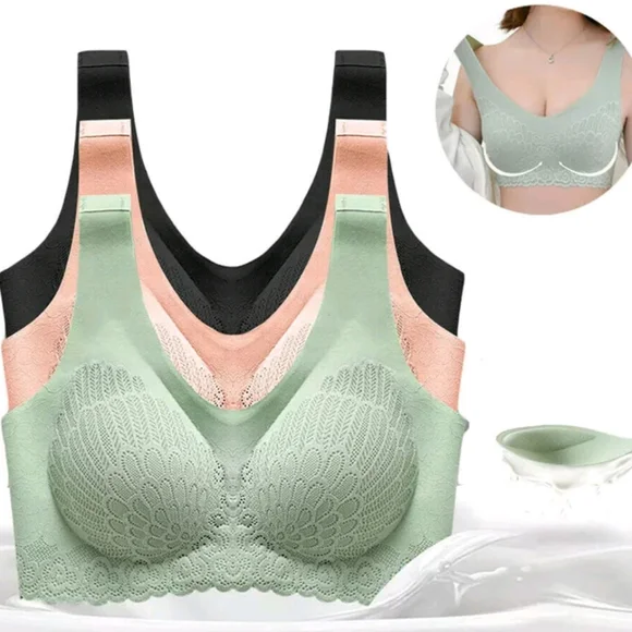 👙 Mint Teal Seamless bra - Picture 5 of 6